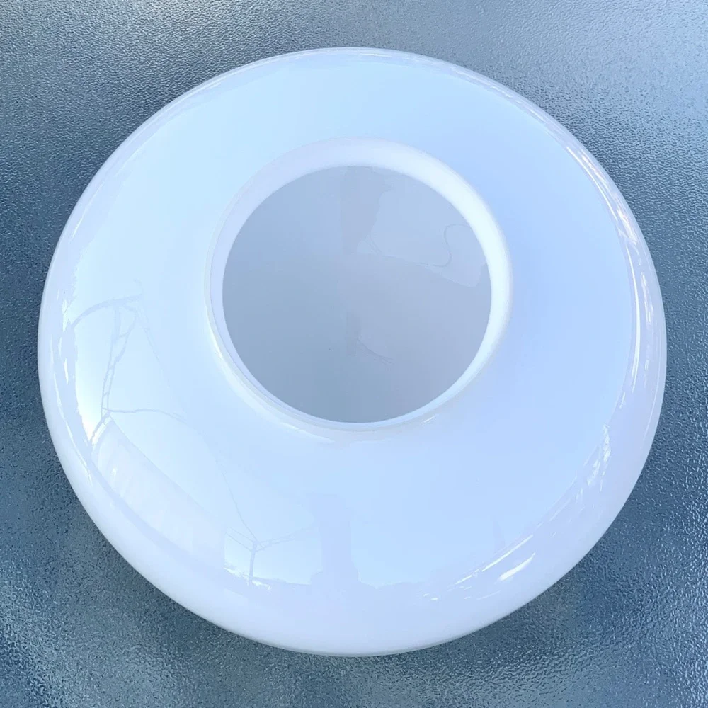 Schoolhouse White Glass 9” Ceiling Light Globe